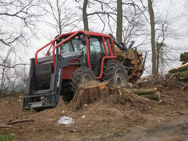 tracteur forestier debardage
